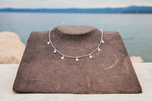 Stardust Silver Necklace