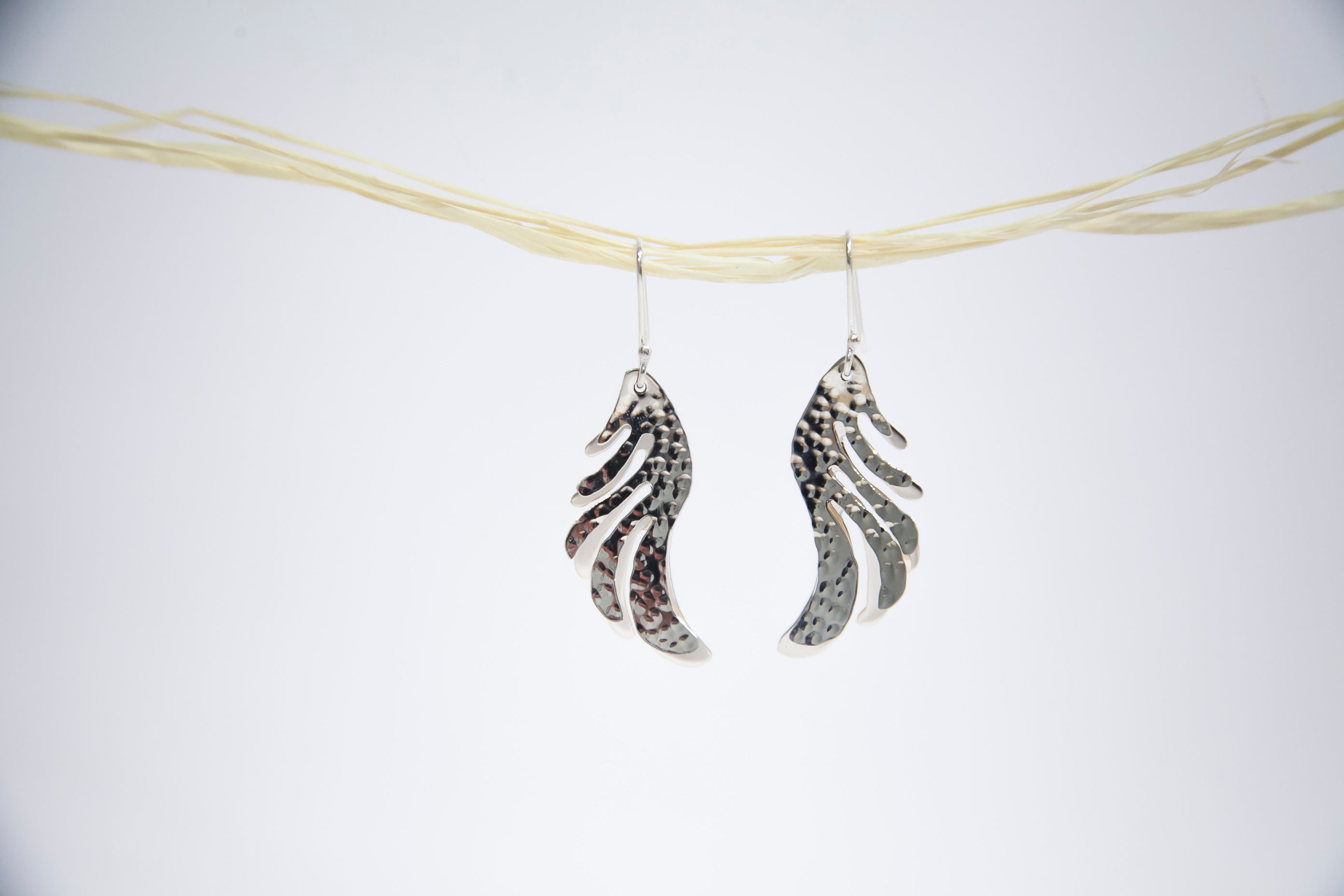 Silver earrings