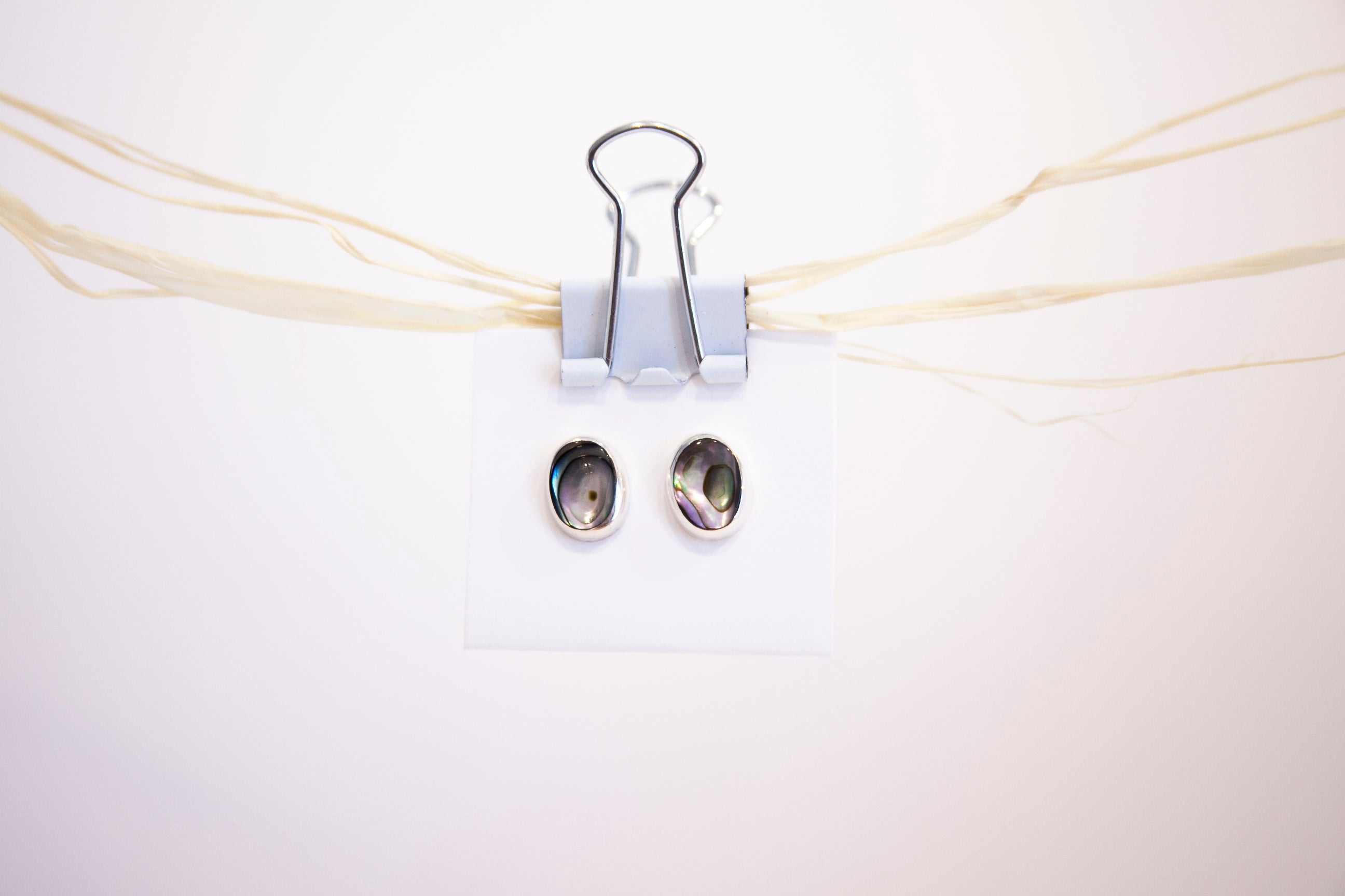 Silver earrings