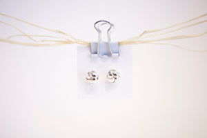 Silver earrings