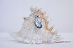 Load image into Gallery viewer, Silver abalone pendant
