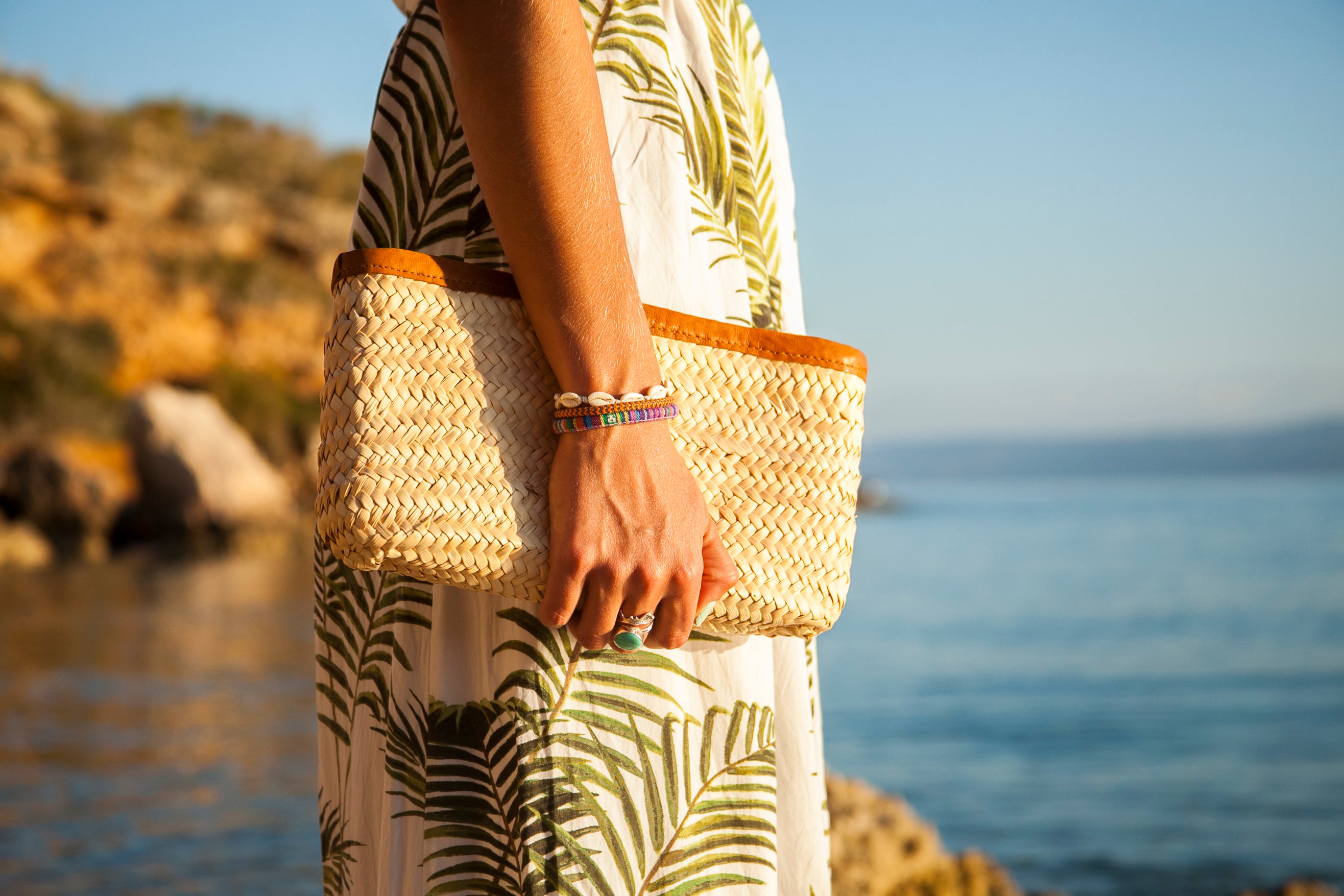 Straw Clutch Bag