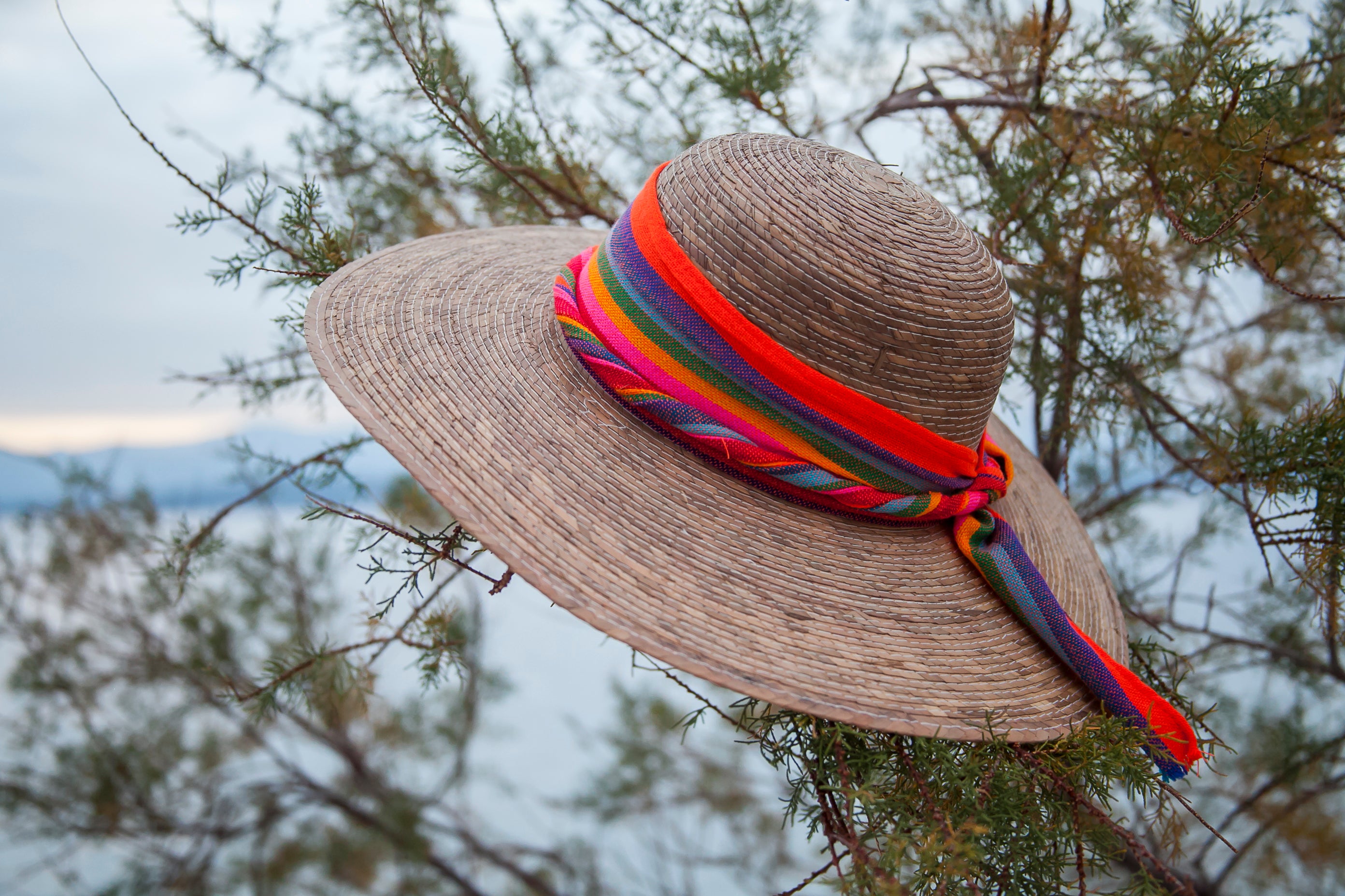 Wide Brim Palm Leaf Hat