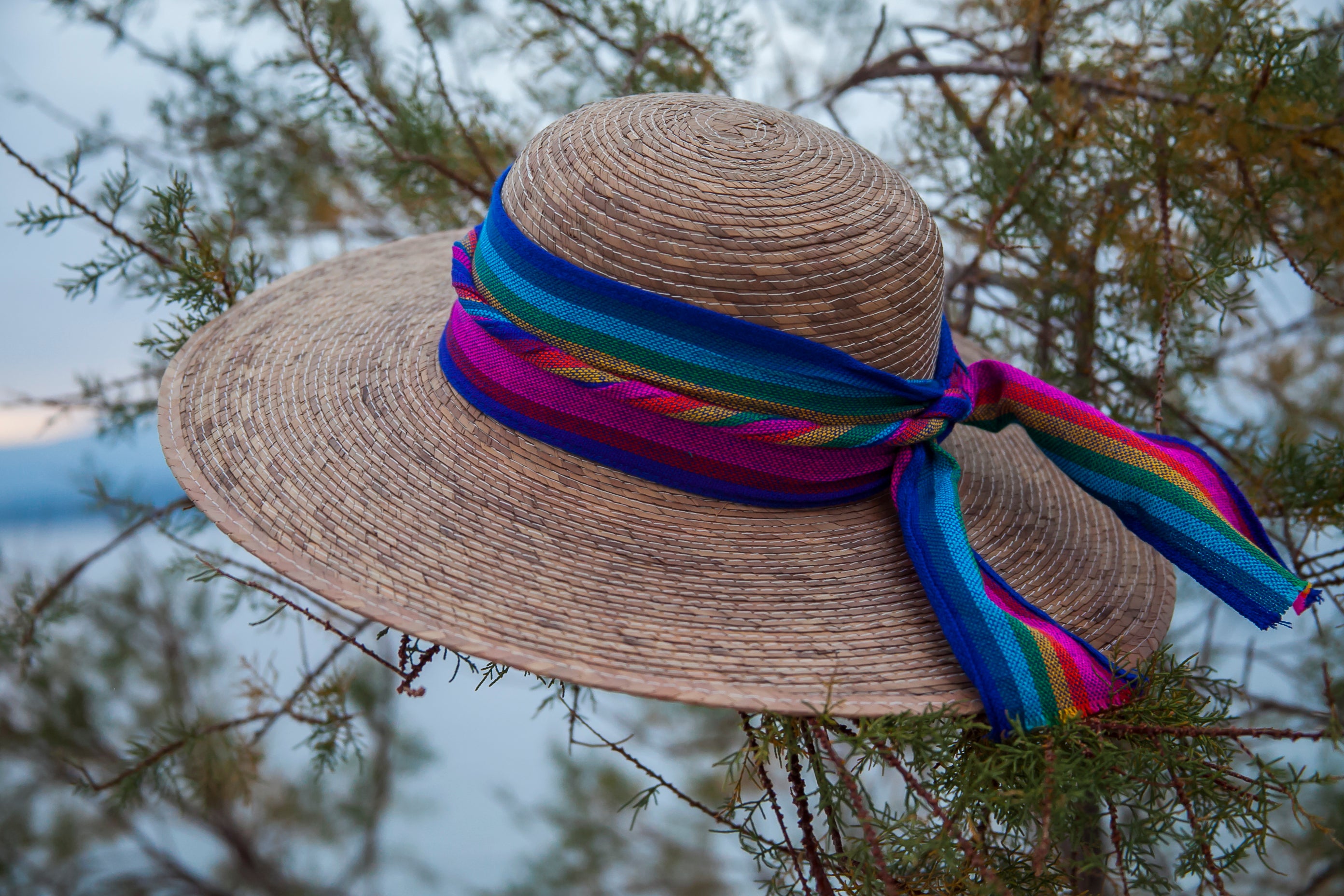 Wide Brim Palm Leaf Hat