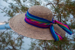 Load image into Gallery viewer, Wide Brim Palm Leaf Hat
