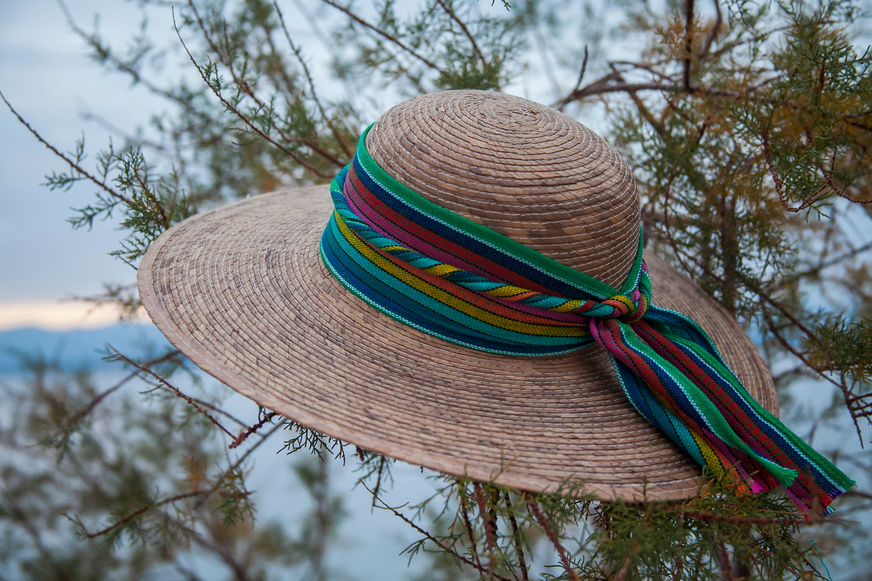 Wide Brim Palm Leaf Hat