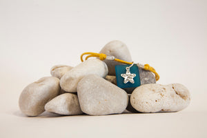 "Just for you" beach glass bracelet