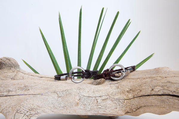 Hoop leather bracelet – Luna Jewelry Webshop