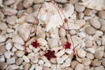 Load image into Gallery viewer, Three starfish beach glass necklace
