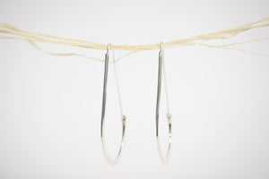 Silver earrings