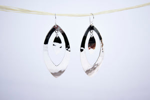 Silver earrings