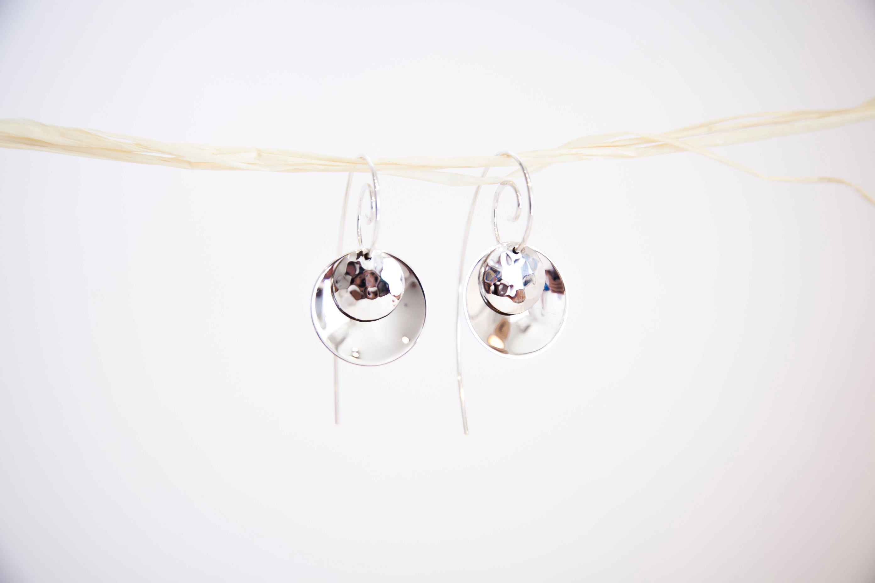 Silver earrings