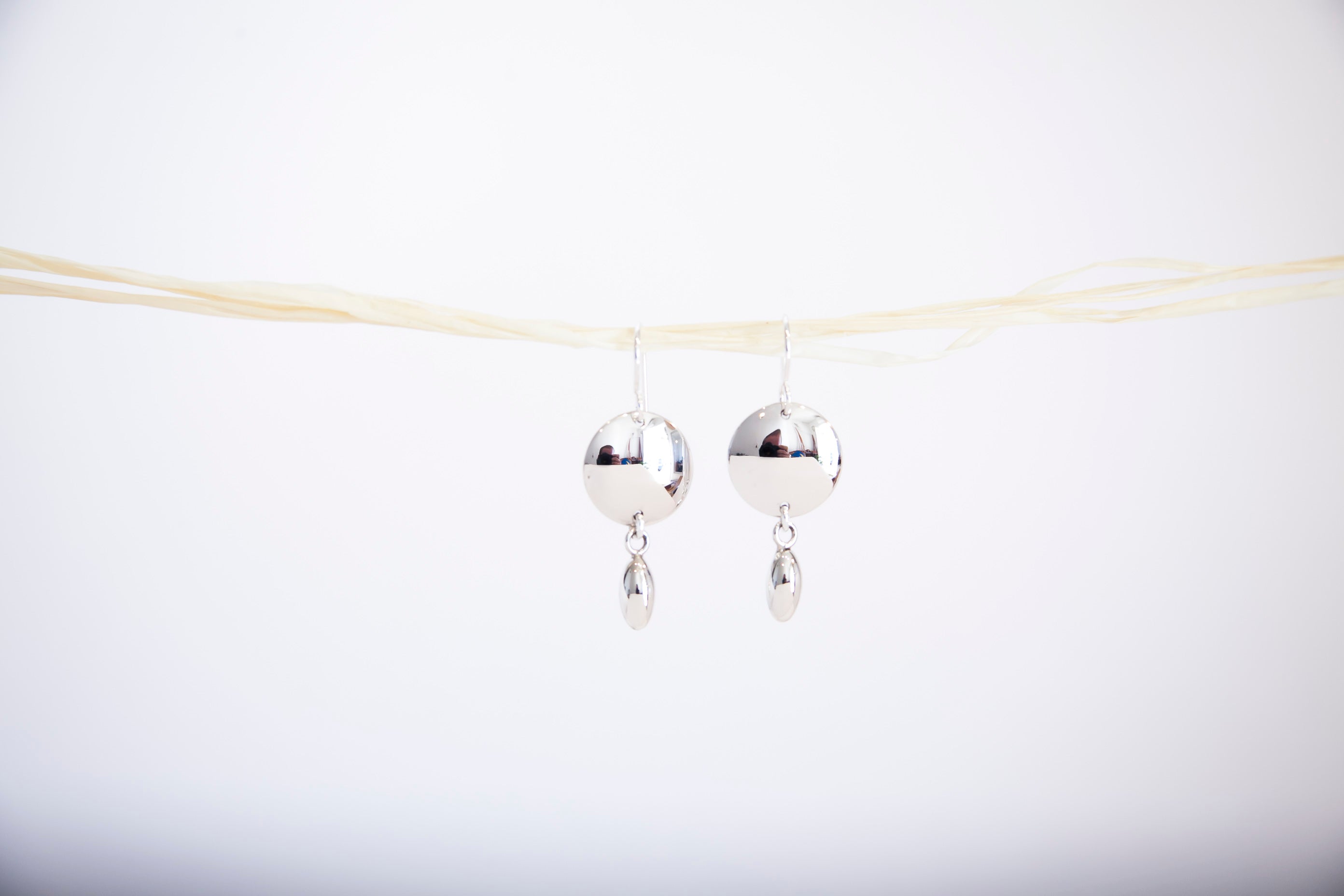 Silver earrings