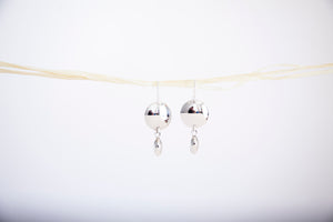 Silver earrings