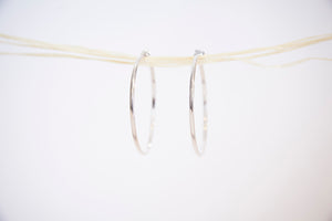 Silver earrings