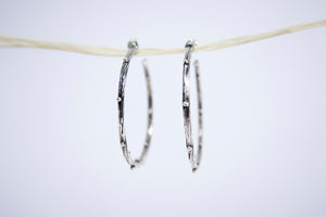 Silver earrings