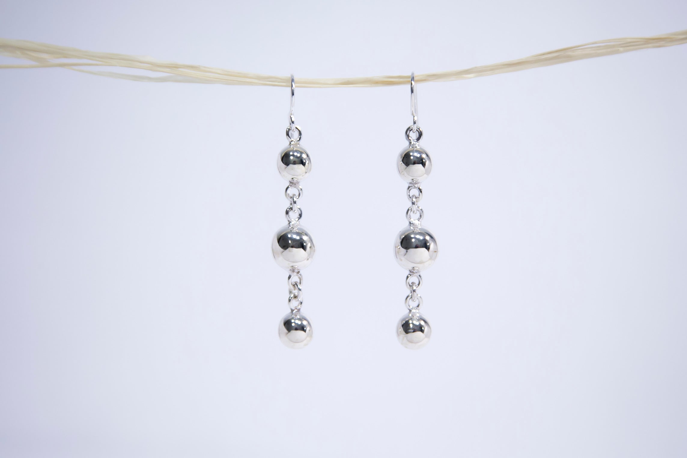 Silver earrings