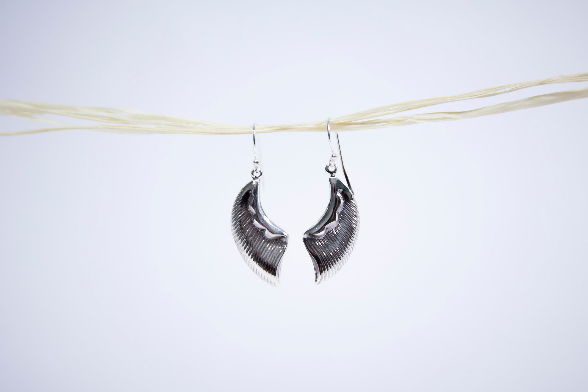 Silver earrings