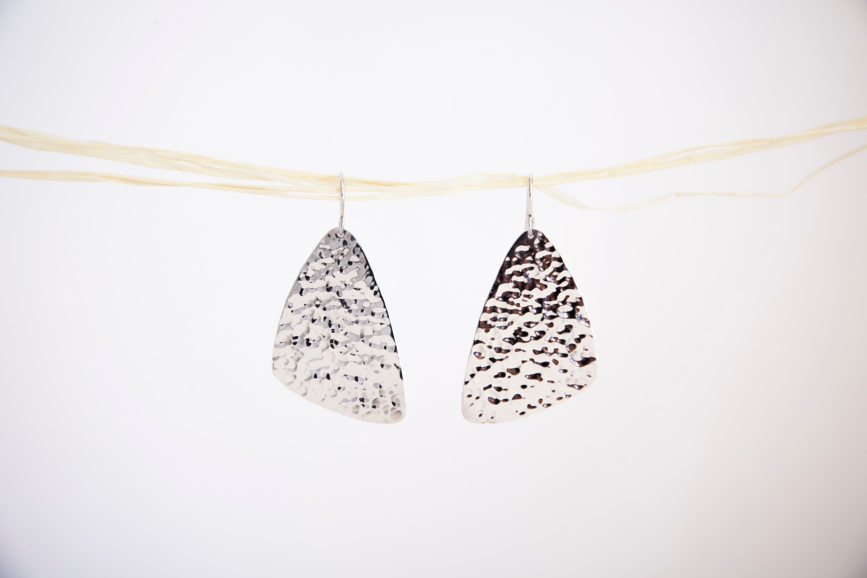 Silver earrings