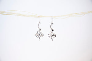 Silver earrings