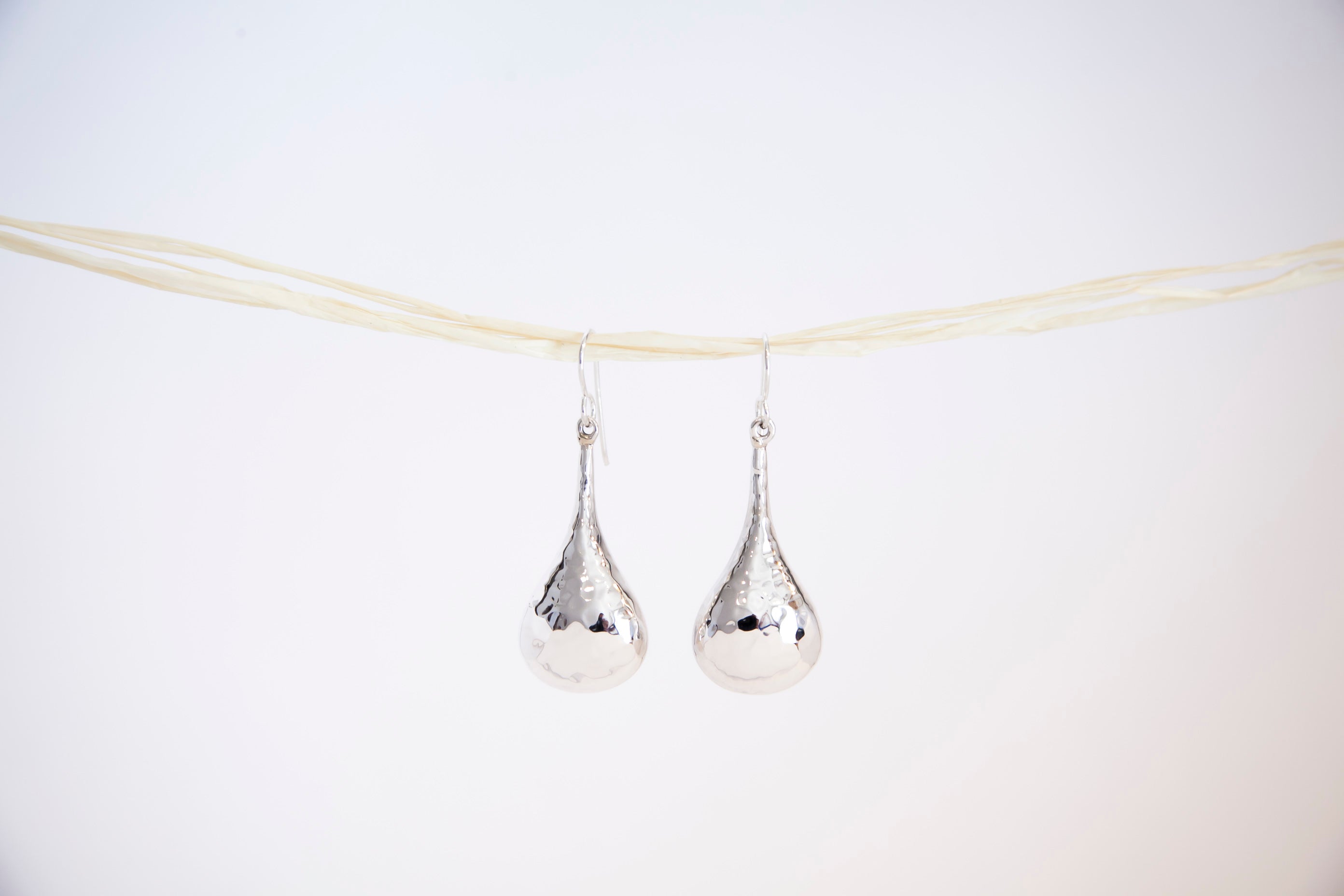 Silver earrings