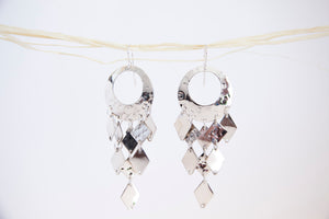 Silver earrings