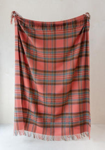 Recycled Wool Blanket in Stewart Royal Antique Tartan